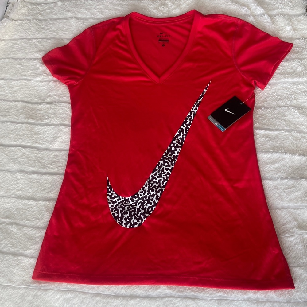 Nike DRI-FIT Animal Print Swoosh Tee